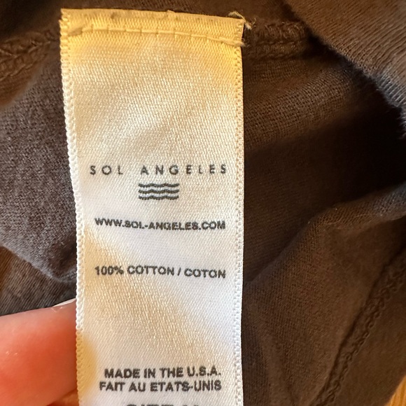 SOL ANGELES “No Bad Days” black shirt. Size medium in soft black - Picture 3 of 4